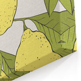 Lemon Fruits Wall Art – Fresh Kitchen Fruit Decor Canvas Print