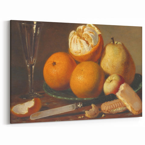 Classic Fruit Still Life Wall Art – Elegant Kitchen Fruit Decor