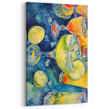 Cocktail Beverage Wall Art – Vibrant Bar & Kitchen Decor