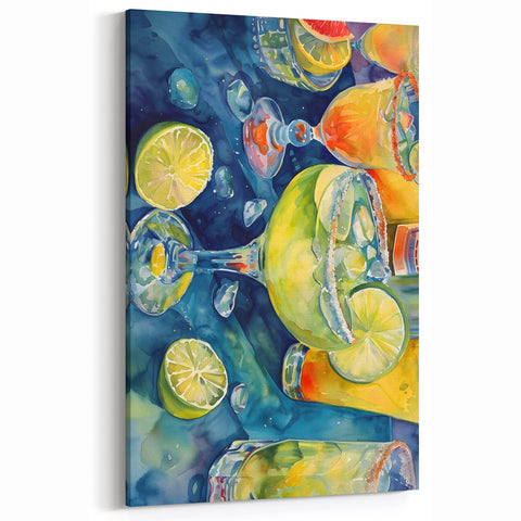 Cocktail Beverage Wall Art – Vibrant Bar & Kitchen Decor