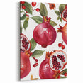 Fruit Paintings – Pomegranate Botanical Fruit Wall Art Print