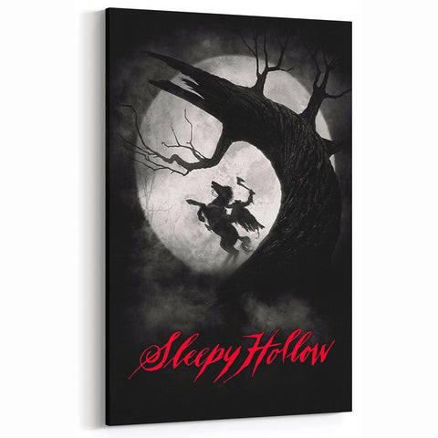 1990s Vintage Movie Poster – Sleepy Hollow Iconic 90s Film Poster