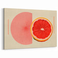 Grapefruit Fruits Wall Art – Fruit Canvas Art for Kitchen Decor