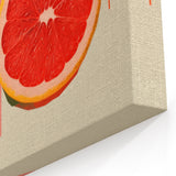 Grapefruit Fruits Wall Art – Fruit Canvas Art for Kitchen Decor