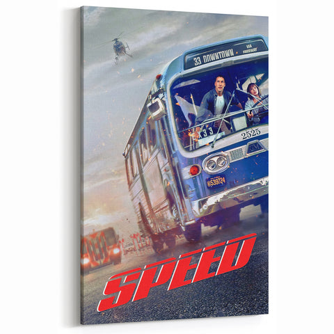 1990s Vintage Movie Poster – Speed Iconic 90s Film Poster