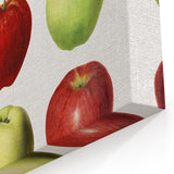 Apple Fruit Canvas Art – Fruits Wall Art for Kitchen Decor