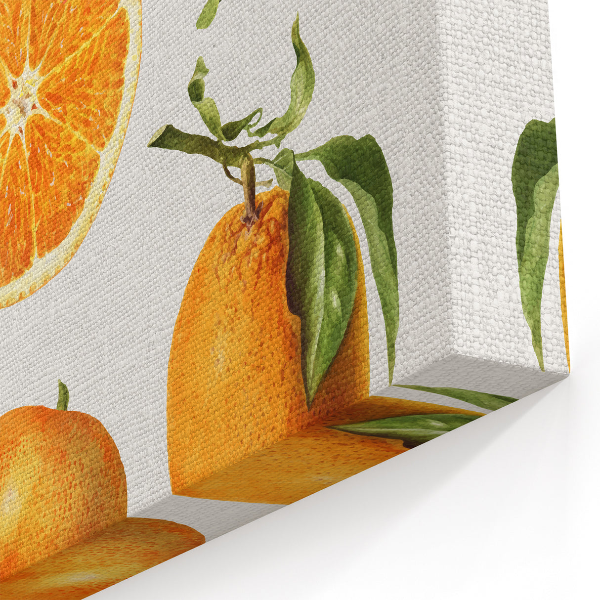 Orange Fruit Art Prints – Kitchen Fruit Decor for Modern Spaces
