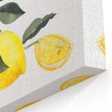 Lemon Fruit Wall Decor – Kitchen Fruit Art with Inspirational Quote