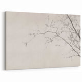 Minimalist Botanical Wall Art – Vintage Monochrome Print
