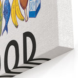 Inspirational Kitchen Wall Art – Good Food, Good Mood Quote Print