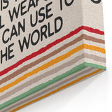 Motivational Kitchen Wall Decor – Nelson Mandela Quote Print