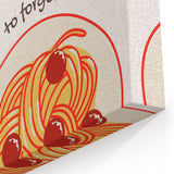 Inspirational Culinary Wall Art – Funny Spaghetti Kitchen Print