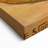 Rustic Bread & Water Oil Painting – Bakery Kitchen Wall Art