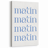 Inspirational Kitchen Prints – Minimalist French Morning Wall Art