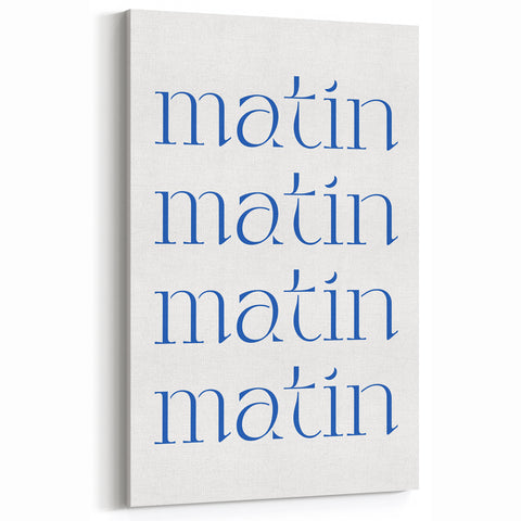 Inspirational Kitchen Prints – Minimalist French Morning Wall Art