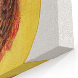 Juicy Peach Fruit Art Prints – Stunning Kitchen Fruit Decor Canvas