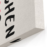 Kitchen Quote Wall Art – Fun and Playful Dancing Kitchen Print