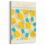 Tropical Pineapple Fruit Art Prints – Kitchen Fruit Decor