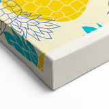 Tropical Pineapple Fruit Art Prints – Kitchen Fruit Decor