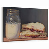 Peanut Butter & Jelly Sandwich Art – Bakery Kitchen Print