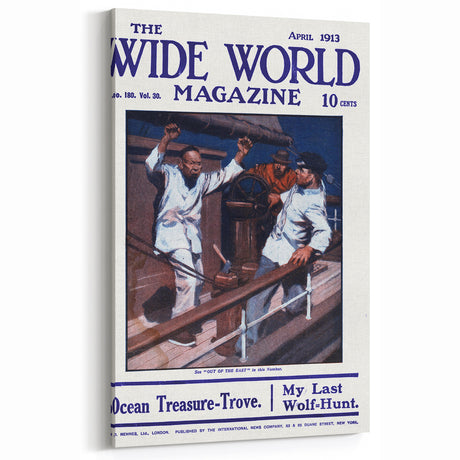 Ocean Treasure-Trove - Vintage Magazine Cover Art for Wall Decor