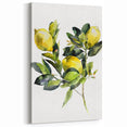 Lemon Botanical Fruit Art Prints – Elegant Watercolor Kitchen Decor