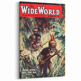 Sepik River Free for All - Vintage Magazine Cover Wall Art