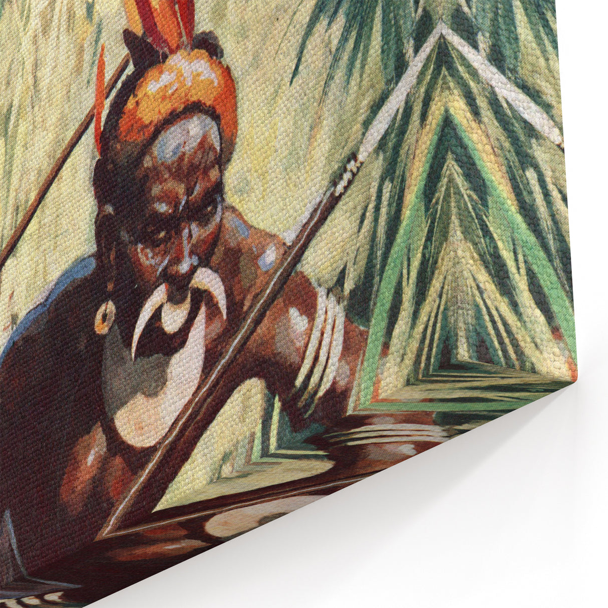 Sepik River Free for All - Vintage Magazine Cover Wall Art