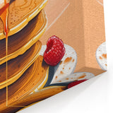 Pancake Recipe Art – Whimsical Bakery Wall Print for Kitchens