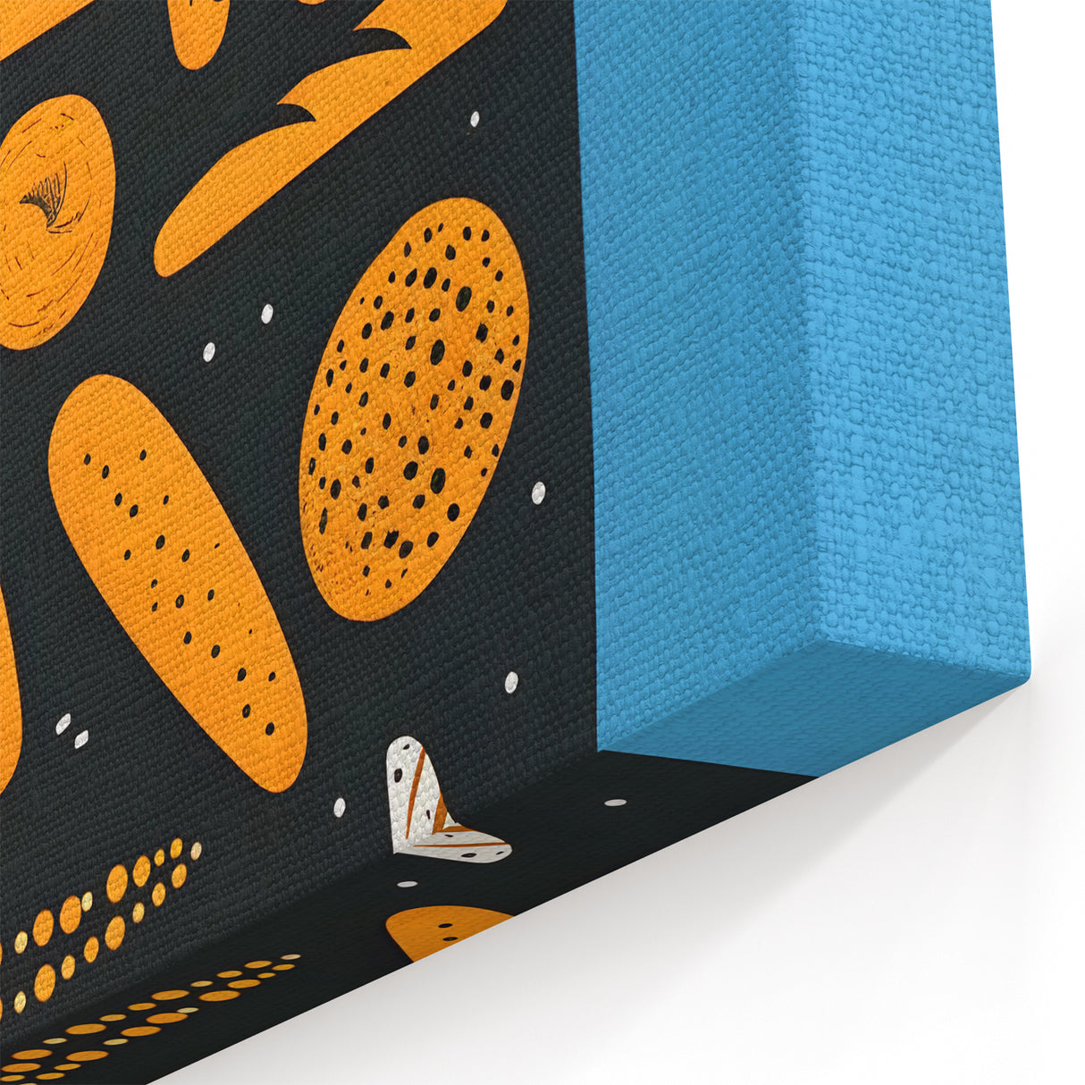 Golden Pastries Bakery Wall Art – Dessert Kitchen Decor Print