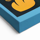 Golden Pastries Bakery Wall Art – Dessert Kitchen Decor Print