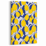 Fruit Art Prints – Modern Lemon Kitchen Fruit Decor Canvas