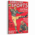 Pigskin Pressure - Vintage Sports Magazine Cover Wall Art