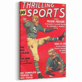Pigskin Pressure - Vintage Sports Magazine Cover Wall Art