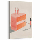 Whimsical Cake Pastry Wall Art – Dessert Kitchen Decor Print