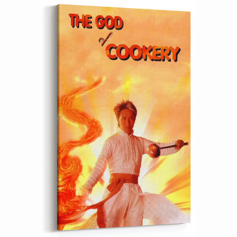 1990s Vintage Movie Poster – The God of Cookery Classic 90s Film Art