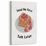 Fruit Wall Decor – Funny Breakfast French Toast Kitchen Print