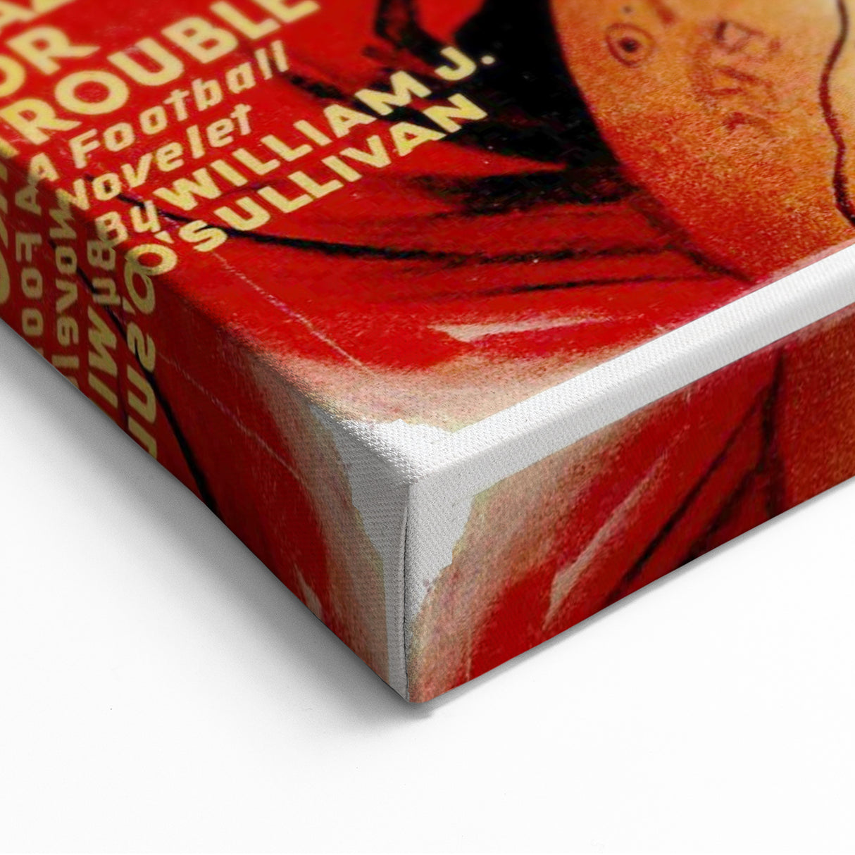 Crazy for Trouble - Vintage Sports Magazine Cover Wall Art