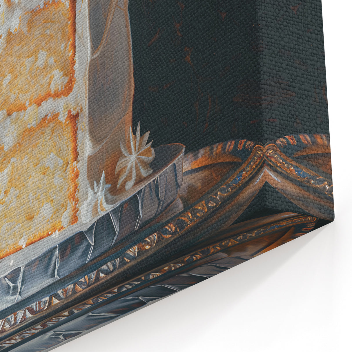 Elegant Vanilla Cake Bakery Art Prints – Dessert Kitchen Decor