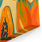 Fruit Wall Decor – Vibrant Papaya Fruit Paintings for Kitchen