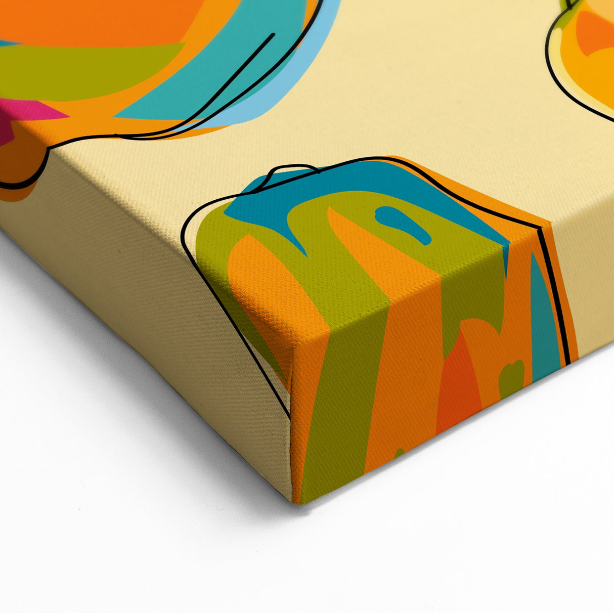 Fruit Wall Decor – Vibrant Papaya Fruit Paintings for Kitchen