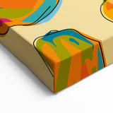 Fruit Wall Decor – Vibrant Papaya Fruit Paintings for Kitchen