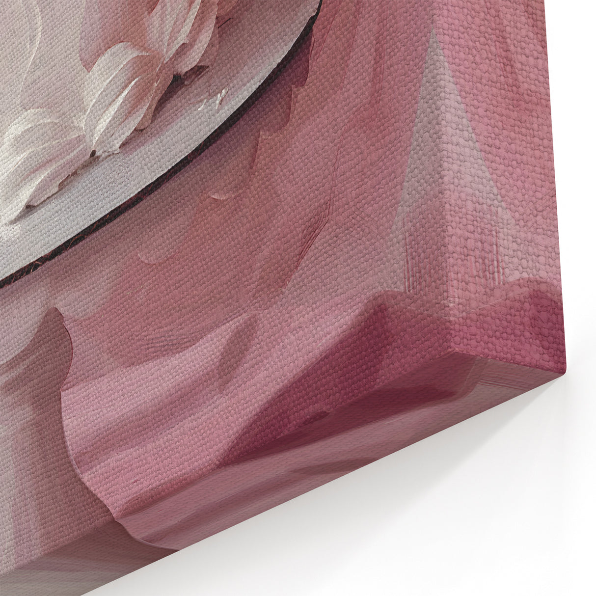 Romantic White Cake Dessert Wall Art – Pastry Kitchen Decor