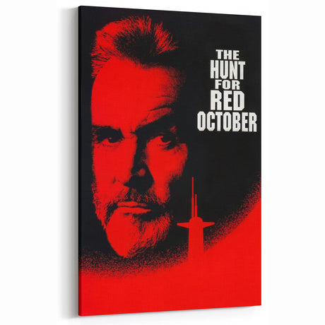 1990s Vintage Movie Poster – The Hunt for Red October Retro 90s Print
