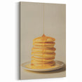 Golden Pancakes Bakery Art Prints – Dessert Kitchen Decor