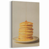 Golden Pancakes Bakery Art Prints – Dessert Kitchen Decor