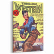 Circle Star Trouble - Vintage Western Magazine Cover Art