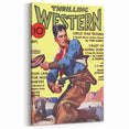 Circle Star Trouble - Vintage Western Magazine Cover Art