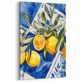Kitchen Fruit Decor – Mediterranean Lemon Fruit Art Prints