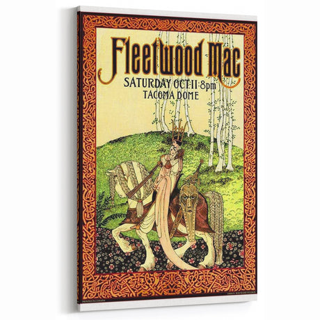 Fleetwood Mac Retro Wall Art Vintage Prints Mid-Century Modern